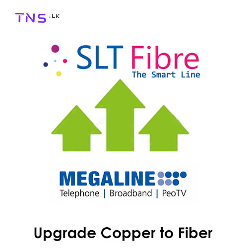 upgrade slt copper adsl megaline to fiber connection