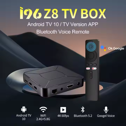 tv box Android tv 10 dual wifi Smart certificado atv 4k